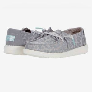 Hey Dude Kids' Wendy Shoes - Cat Eye Grey- Little kid Size 10